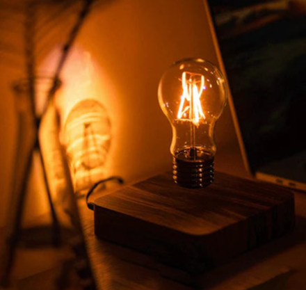 Magnetic levitation bulb night light/ambience light
