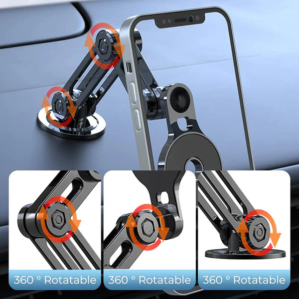 Universal 360° PRO, Robotic Arm Magnetic Car Phone Holder