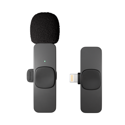 Wireless Lavalier Lapel Microphone for Vlogging, Podcasts, Travel, Blogging.